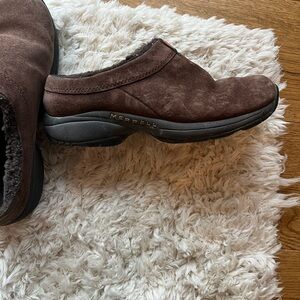 Merrell Men's Dark Brown Suede Slip-Ons